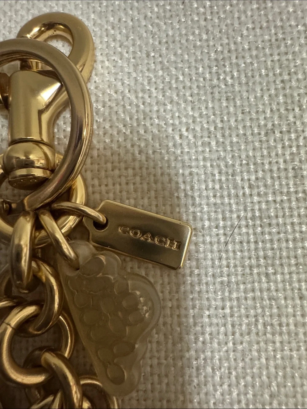NWOT, Coach vintage key chain “ Summer” theme. - Picture 3 of 6